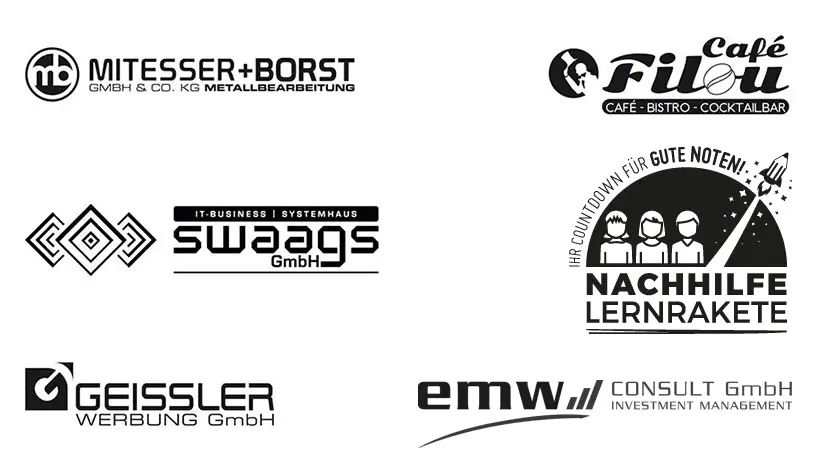 Entwicklung für verschiedene Firmenlogos